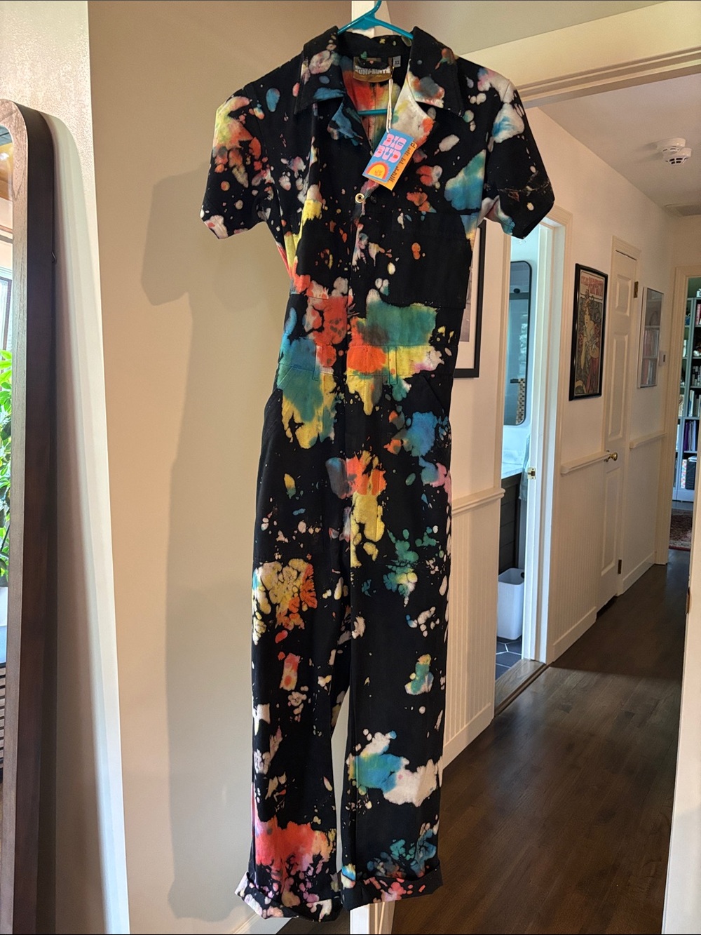 Big Bud Press Black/Tie-Dye Jumpsuit - Limited Edition - Picture 1 of 10